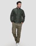 Cole Micro Comb Pique Jaket Bomber Pria