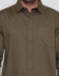 Nevada Men's Solid Pique Long Sleeve Shirt