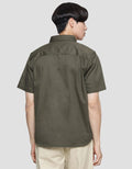 Nevada Solid Twill 30S Men's Short Sleeve Shirt