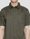 Nevada Solid Twill 30S Men's Short Sleeve Shirt