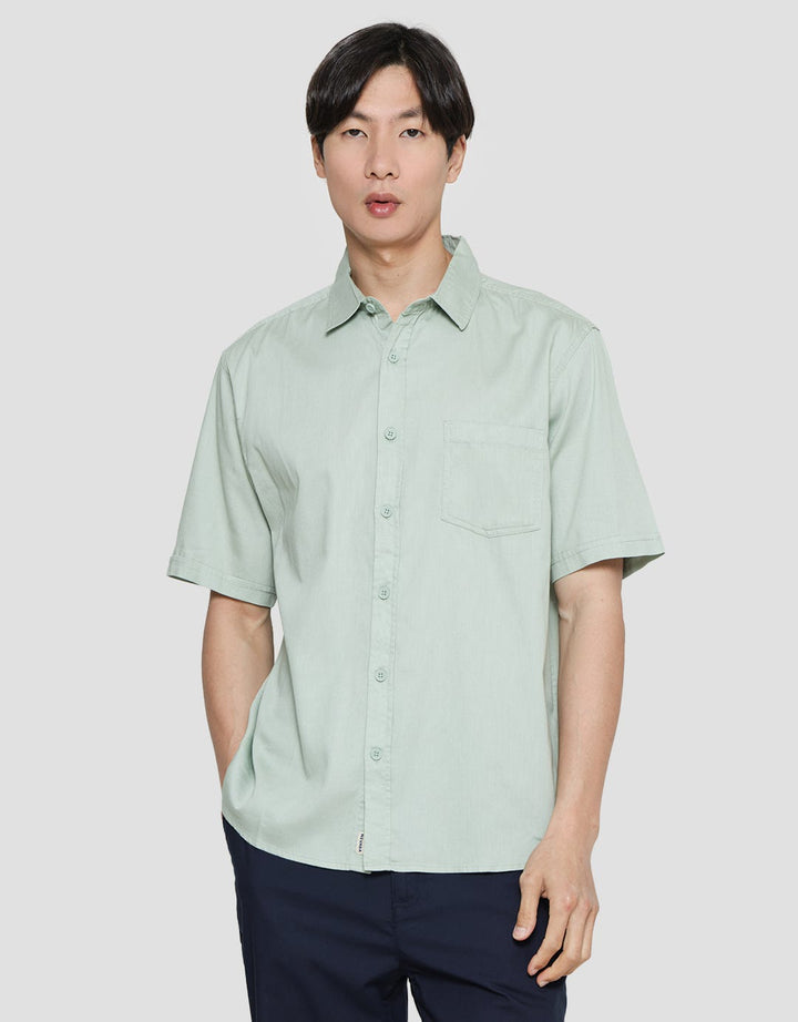 Nevada Solid Pique Men's Short Sleeve Shirt
