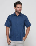Nevada Men's Solid Pique Short Sleeve Shirt