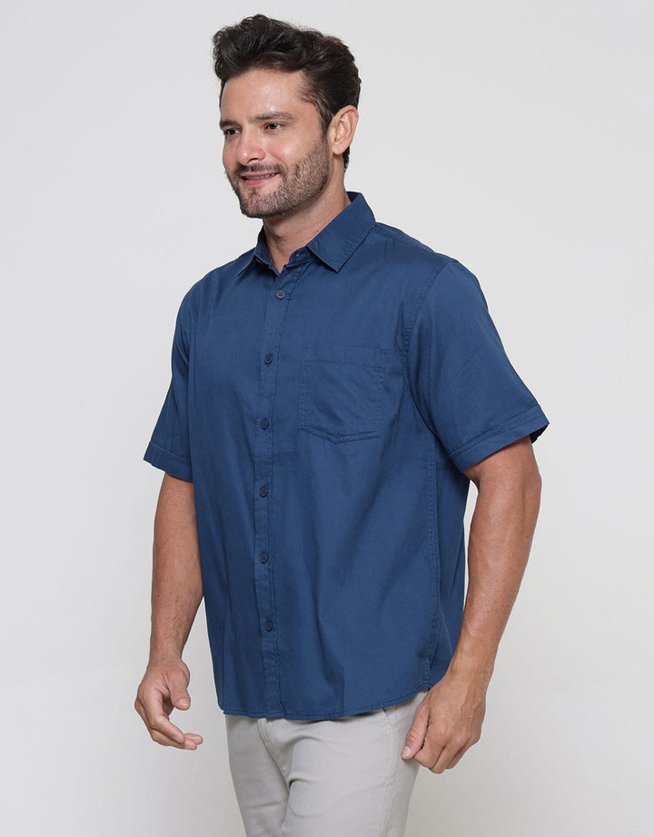 Nevada Men's Solid Pique Short Sleeve Shirt