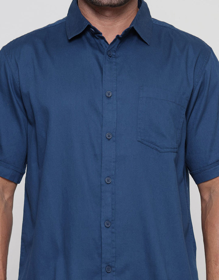 Nevada Men's Solid Pique Short Sleeve Shirt