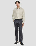 Stanley Adams Kemeja Lengan Panjang Pria Regular Texture