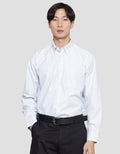 Stanley Adams Checks Medium Twill Cvc Kemeja Regular Pria