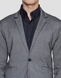 Stanley Adams Knit Double Pique Cvc Blazer Pria