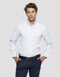 Stanley Adams Slim Texture Dobby Dot Men's Long Sleeve Shirt