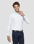 Stanley Adams Slim Texture Dobby Dot Men's Long Sleeve Shirt