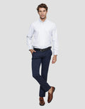 Stanley Adams Slim Texture Dobby Dot Men's Long Sleeve Shirt