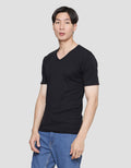Cole V Neck Plain Kaos Basic Pria