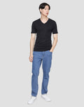 Cole V Neck Plain Kaos Basic Pria