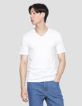 Cole V Neck Plain Kaos Basic Pria