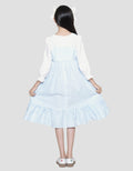 Disney Midi Dress Lengan Panjang Overall Frozen Anak Perempuan