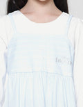 Disney Midi Dress Lengan Panjang Overall Frozen Anak Perempuan