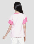 Character Barbie Rainbow Wide Sleeve Girls T-shirt