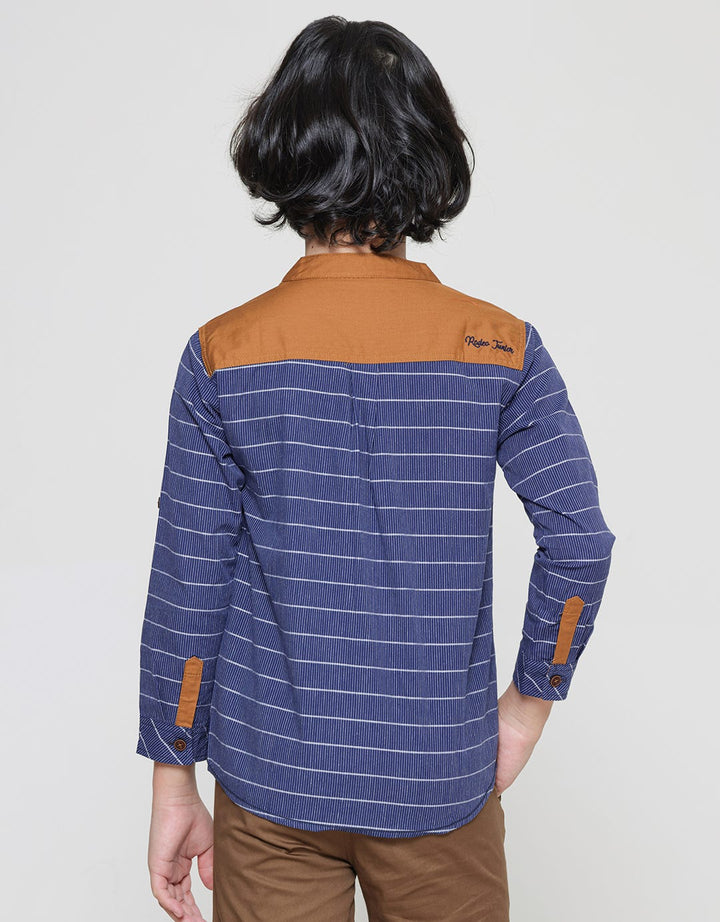 Rodeo Junior Boys Kemeja Anak Laki-laki Print Checked
