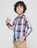 Rodeo Junior Boys Kemeja Anak Laki-laki Print Checked