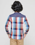 Rodeo Junior Boys Kemeja Anak Laki-laki Print Checked
