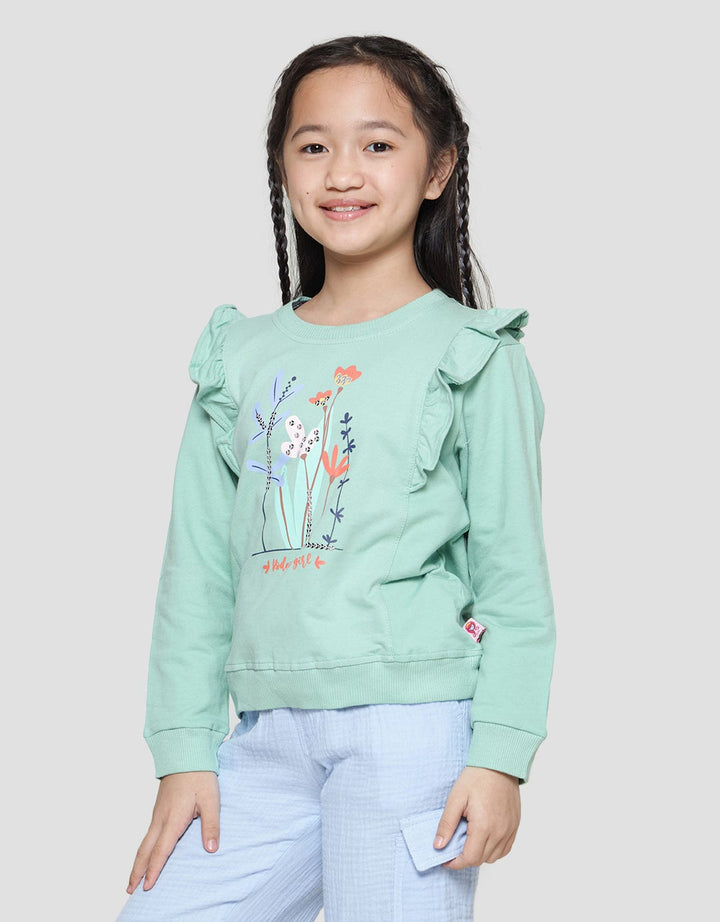 Rodeo Junior Girl Nature Vibe Sweater Lengan Panjang Anak Perempuan