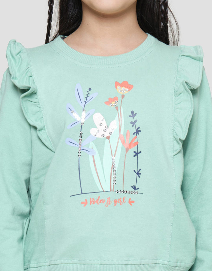 Rodeo Junior Girl Nature Vibe Sweater Lengan Panjang Anak Perempuan