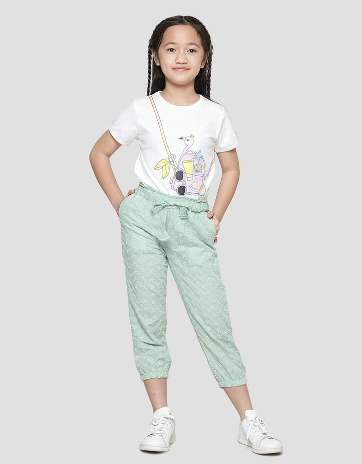 Rodeo Junior Girl Flower Look Celana Jogger Anak Perempuan