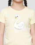 Rodeo Junior Swan Print Kaos Anak Perempuan