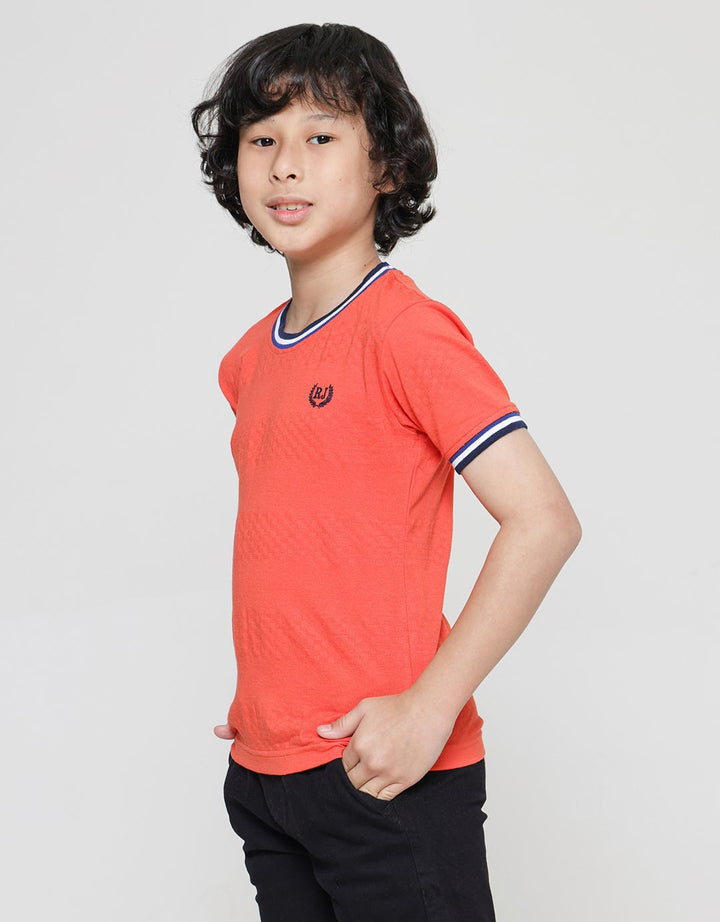 Rodeo Junior Boys Kaos Stripe Detail Anak Laki-laki