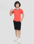 Rodeo Junior Boys Kaos Stripe Detail Anak Laki-laki