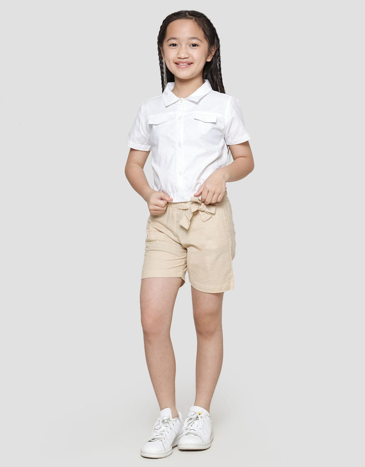 That'S Donald Kemeja Anak Perempuan Putih