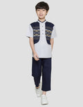 Little M Baju Muslim Koko Rompi Seasonal Setelan Anak Laki-laki