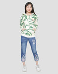 Nevada Fullprint Retro Girls Hoodie Jacket