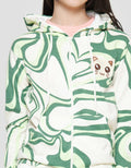 Nevada Fullprint Retro Girls Hoodie Jacket