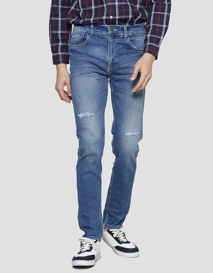 Nevada Ripped Celana Denim Skinny Pria