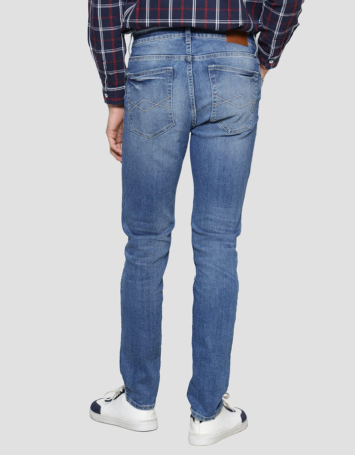 Nevada Ripped Celana Denim Skinny Pria