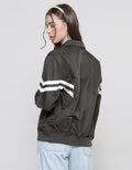 American Jeans Jaket Parasut Stripes Wanita