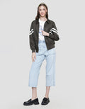 American Jeans Jaket Parasut Stripes Wanita