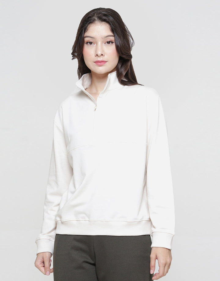 American Jeans Neck Zipp Sweater Wanita