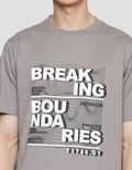 Nevada Kaos Lengan Pendek Pria Print Breaking