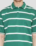 Nevada Stripe Jersey Polo Shirt Pria