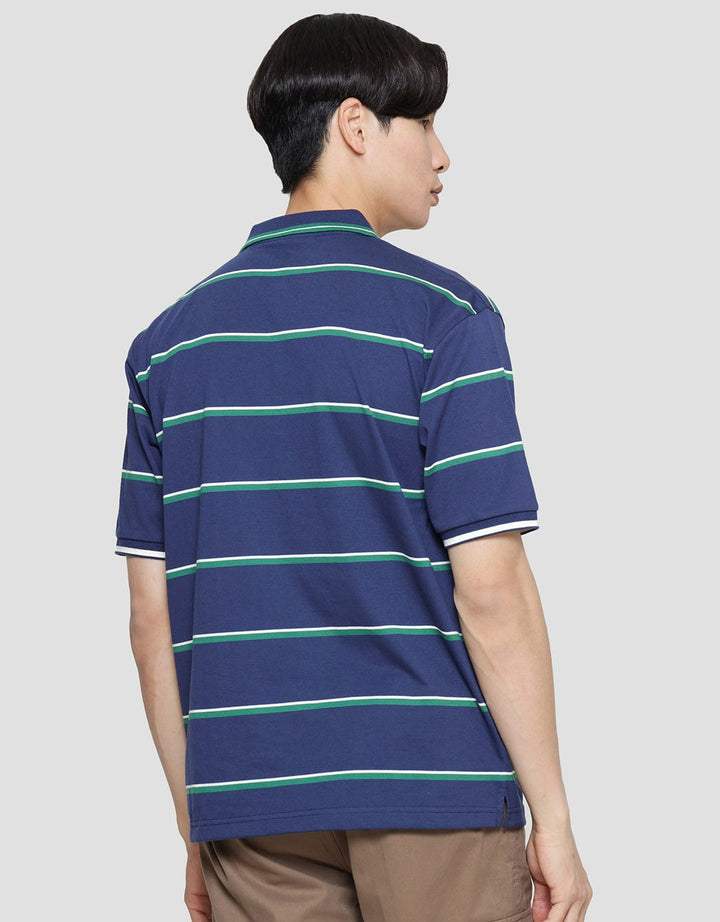 Nevada Stripe Jersey Polo Shirt Pria