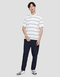 Nevada Stripe Jersey Polo Shirt Men
