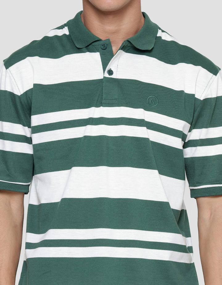 Nevada Jersey Stripe Men's Polo Shirt