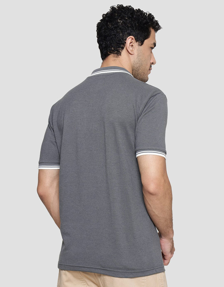 Nevada Solid Pique Polo Shirt Pria