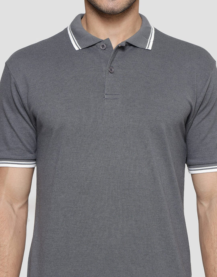 Nevada Solid Pique Polo Shirt Pria