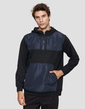 Nevada Mix Fabric C And S Hoodie Zipper Jaket Pria
