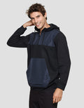 Nevada Mix Fabric C And S Hoodie Zipper Jaket Pria