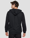 Nevada Mix Fabric C And S Hoodie Zipper Jaket Pria