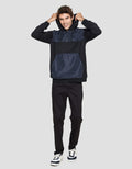 Nevada Mix Fabric C And S Hoodie Zipper Jaket Pria