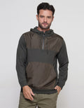 Nevada Mix Fabric C And S Hoodie Zipper Jaket Pria
